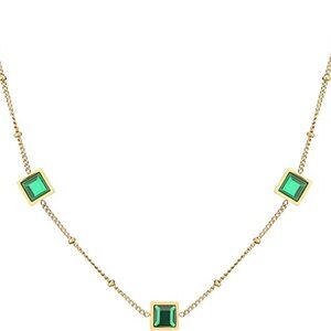 Gold Necklace for Women Dainty Pendant 18k Plated Personalized Necklaces for